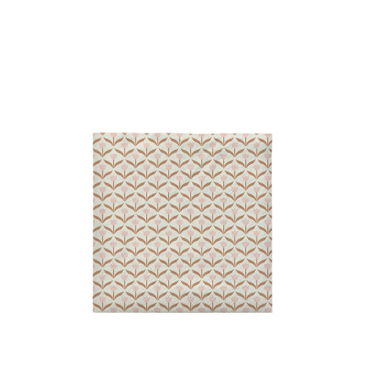 Broste Paper Napkin Tulip – Soft Pink / Cinnamon Sand (Pack of 20)