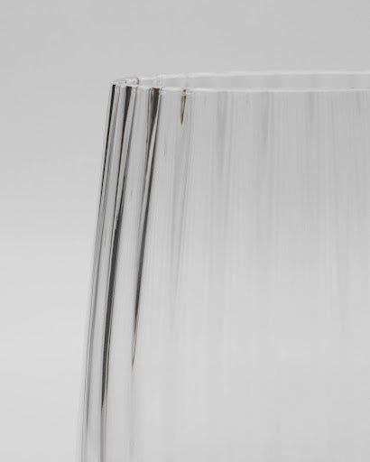Rill Water Glass