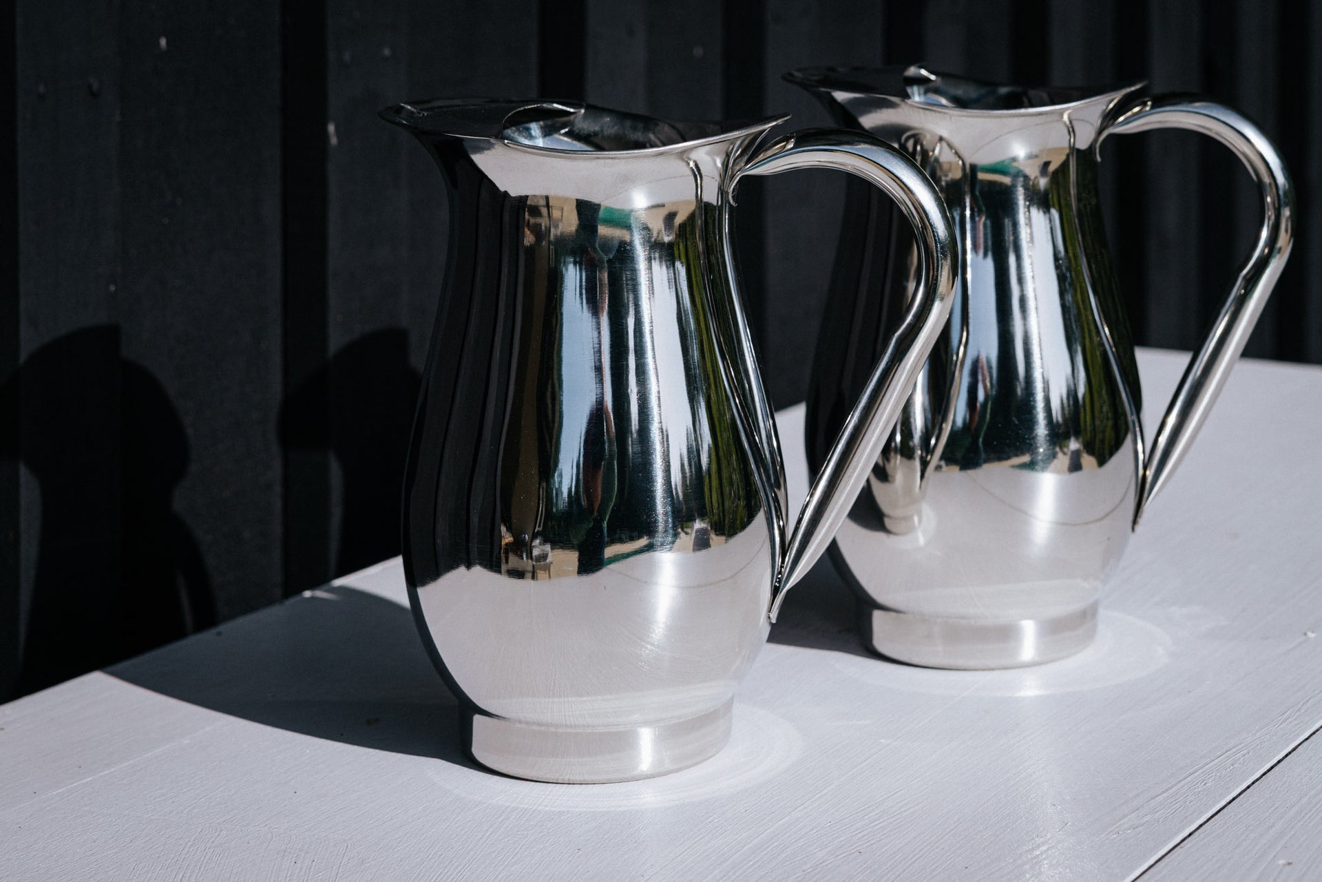 Silver Jug with ice pourer