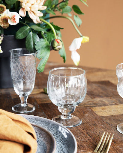 Vintage Wine/Water Glass